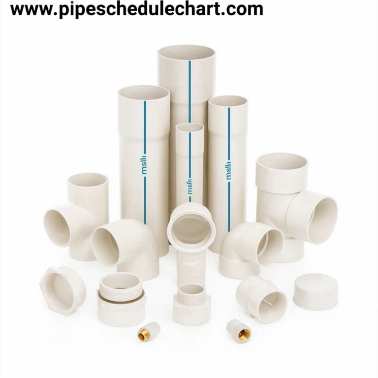 PVC Pipe Size Chart (Inches & mm) | Compare All PVC Pipe Sizes